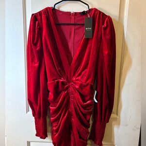 Privy Velvet BodyCon Mini Dress